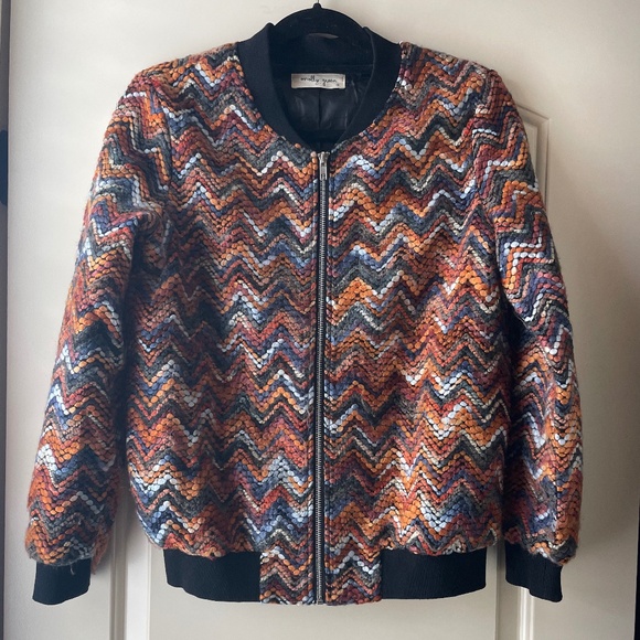 Molly Green Multicolor Bomber Jacket - Picture 1 of 5